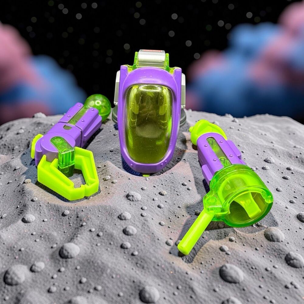 2001 Vintage Fisher Price Rescue Heroes Space Pod + Claw Arms